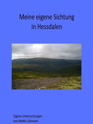 cover image of Meine eigene Sichtung in Hessdalen